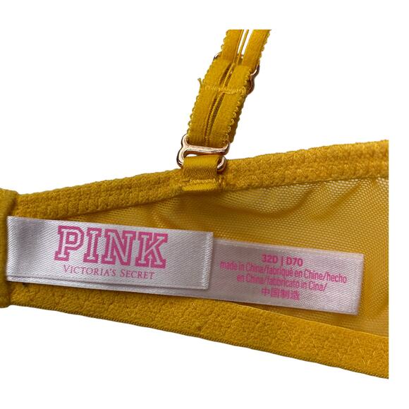 PINK Victoria's Secret Date Push Up Bra Women 32D Adds one cup size - Picture 5 of 9